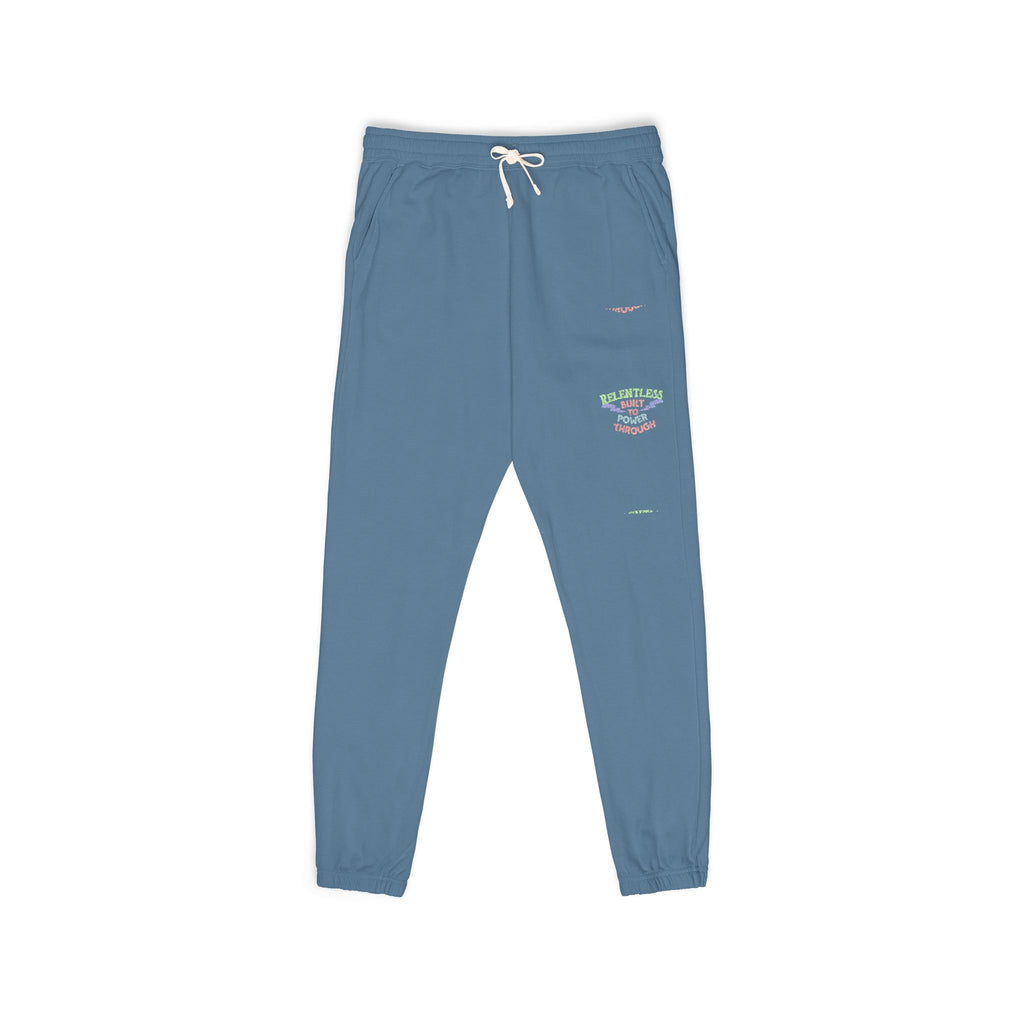 Charcoal 'Good Vibes' Graphic Sweatpants — Cozy Streetwear Joggers - Comfort Colors 1469