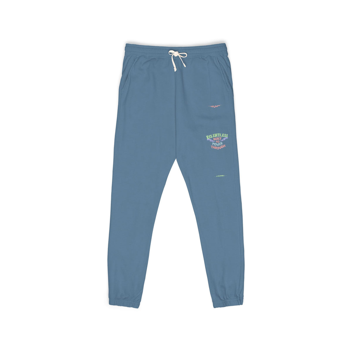 Charcoal 'Good Vibes' Graphic Sweatpants — Cozy Streetwear Joggers - Comfort Colors 1469