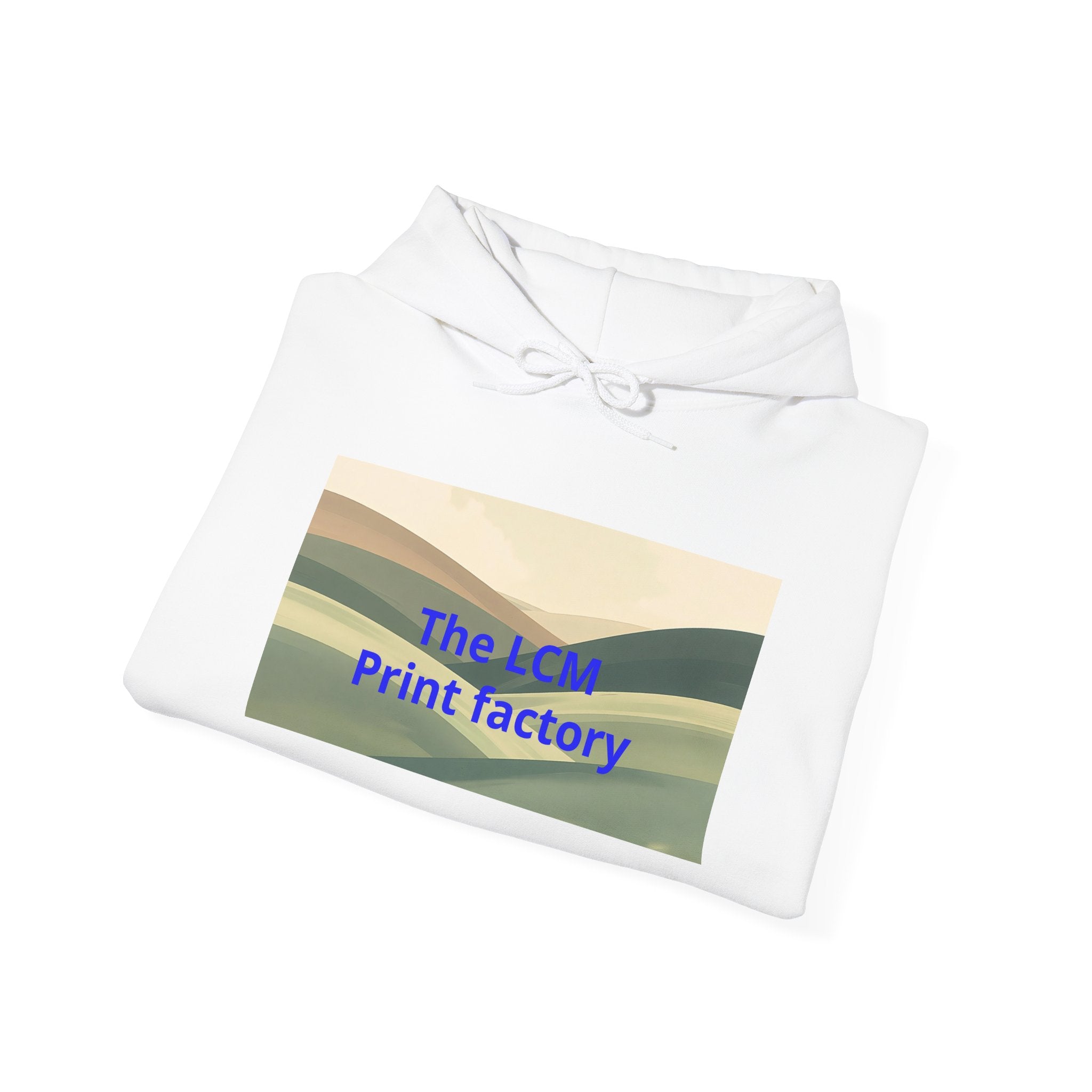 Hoodie - The LCM Print Factory Retro Landscape Design