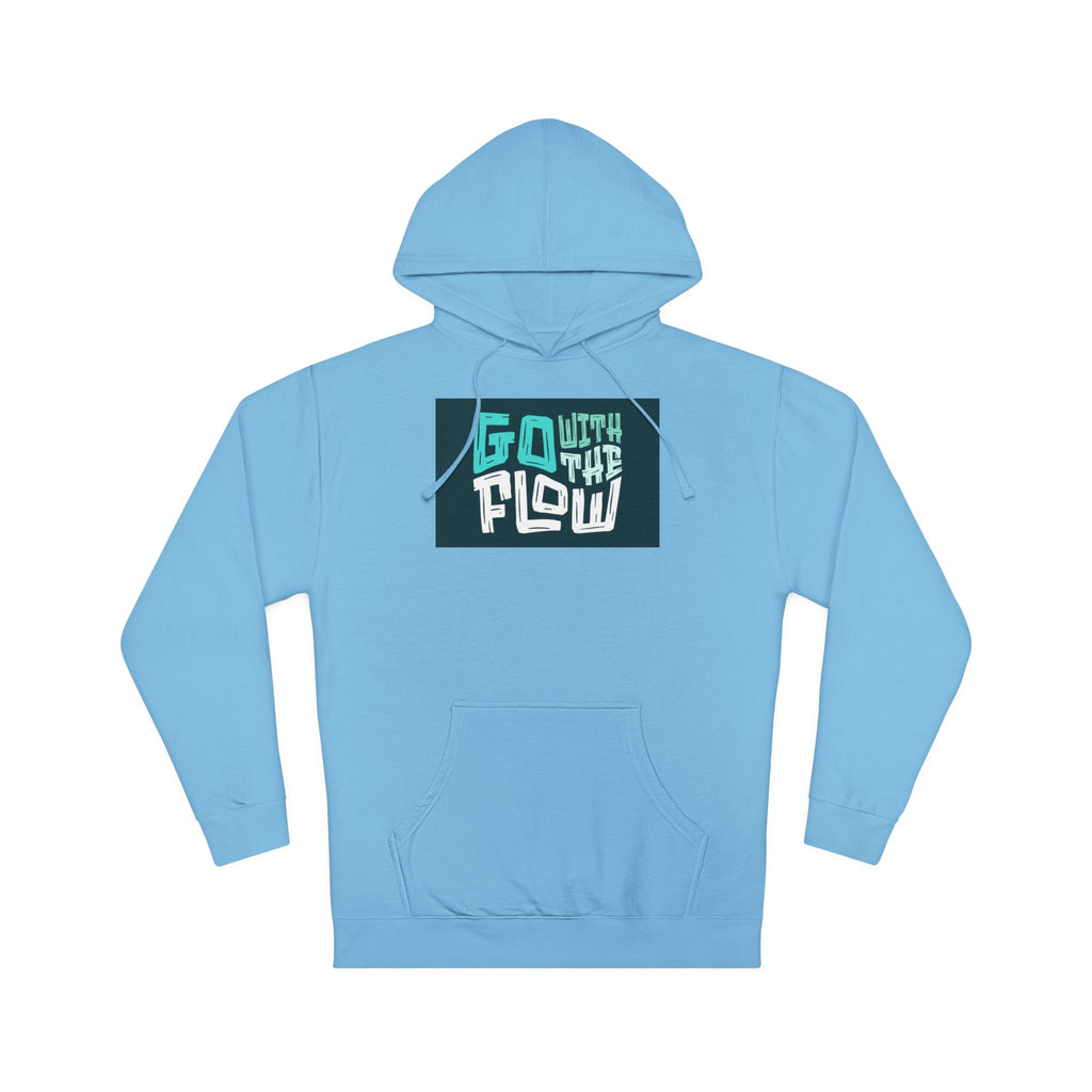 Go With The Flow Hoodie – Graphic Relaxed-Fit Pullover- Lane Seven LS 14001