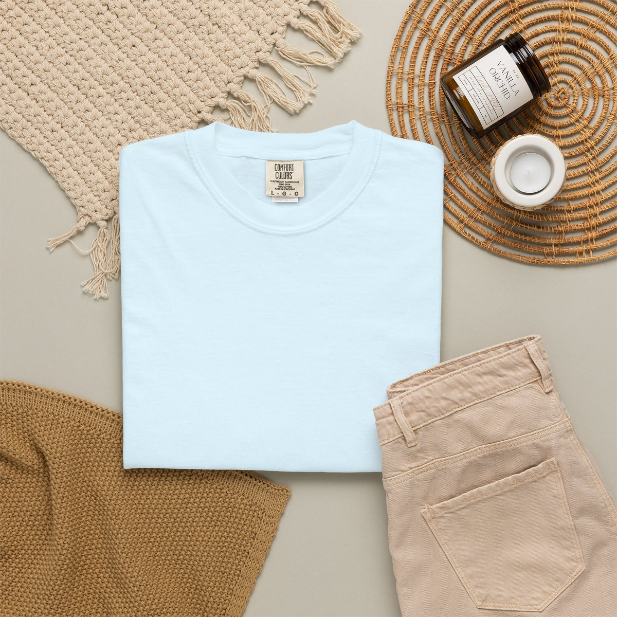 Premium Ring-Spun Heavyweight Garment-Dyed T-Shirt -Comfort Colors 1717