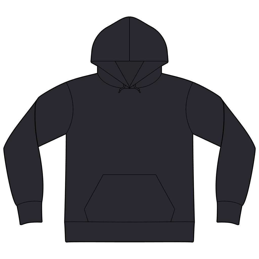 Express Yourself Hoodie — Minimal Center-Print Fleece Pullover