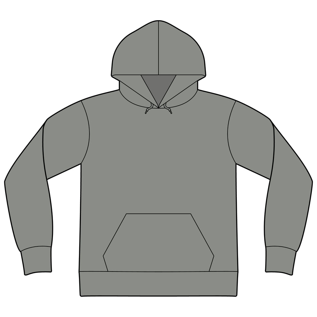 Express Yourself Hoodie — Minimal Center-Print Fleece Pullover