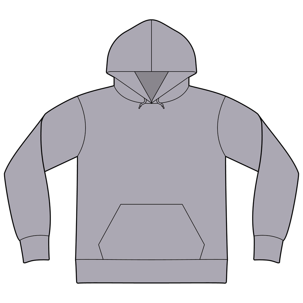 Express Yourself Hoodie — Minimal Center-Print Fleece Pullover