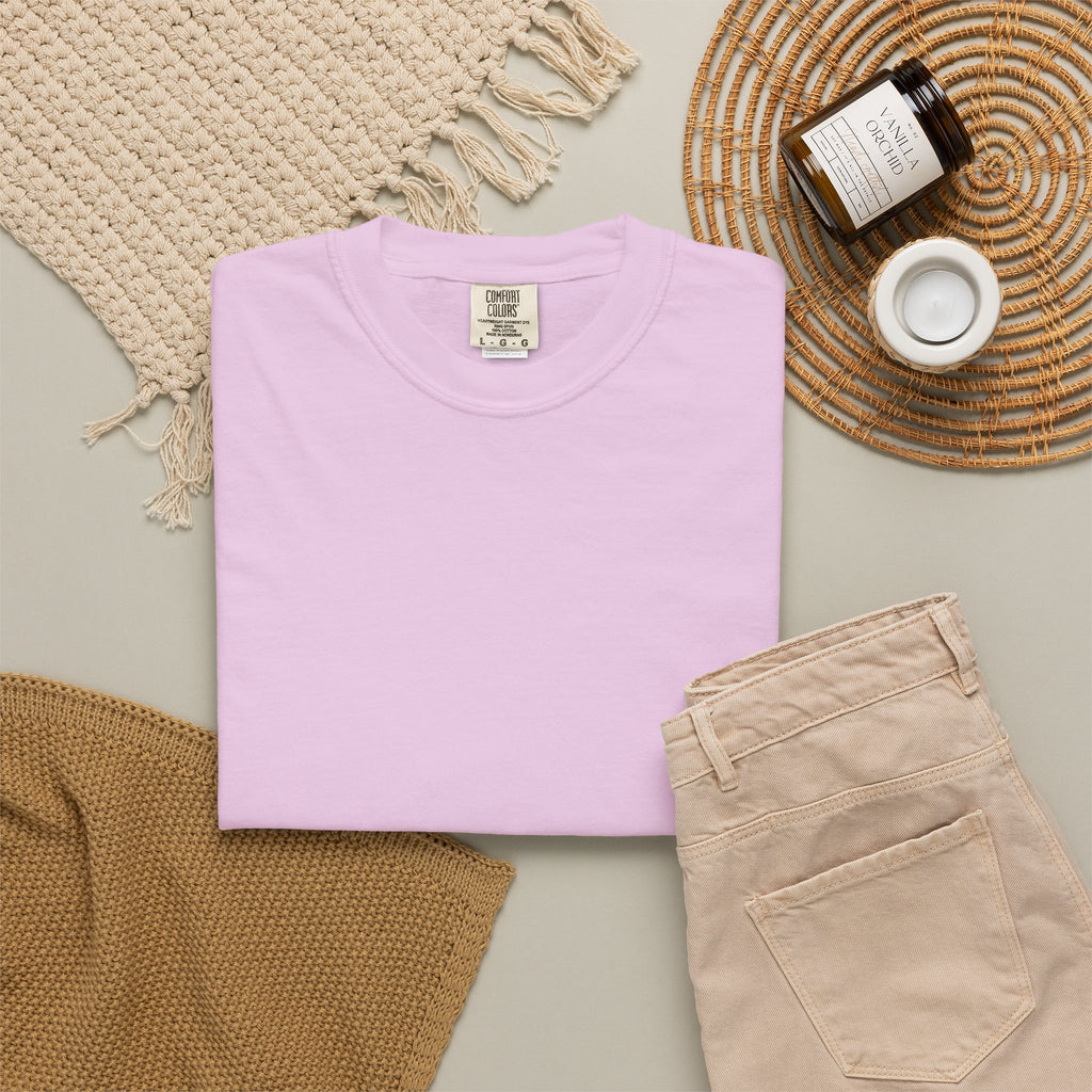 Premium Ring-Spun Heavyweight Garment-Dyed T-Shirt -Comfort Colors 1717