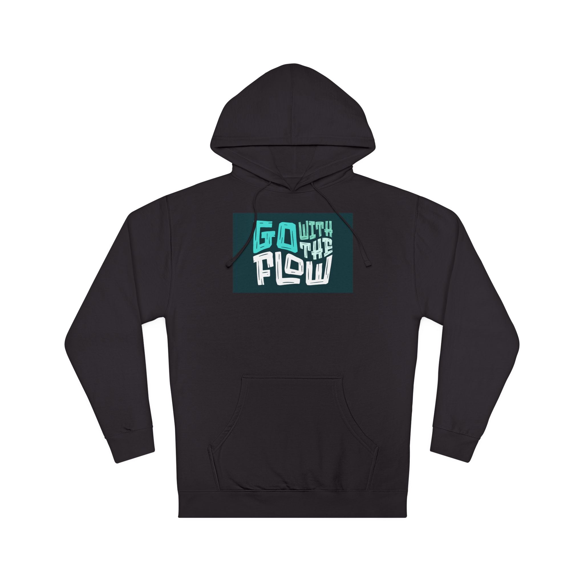 Go With The Flow Hoodie – Graphic Relaxed-Fit Pullover- Lane Seven LS 14001