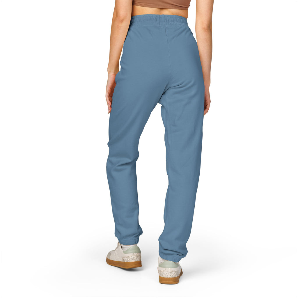 Charcoal 'Good Vibes' Graphic Sweatpants — Cozy Streetwear Joggers - Comfort Colors 1469