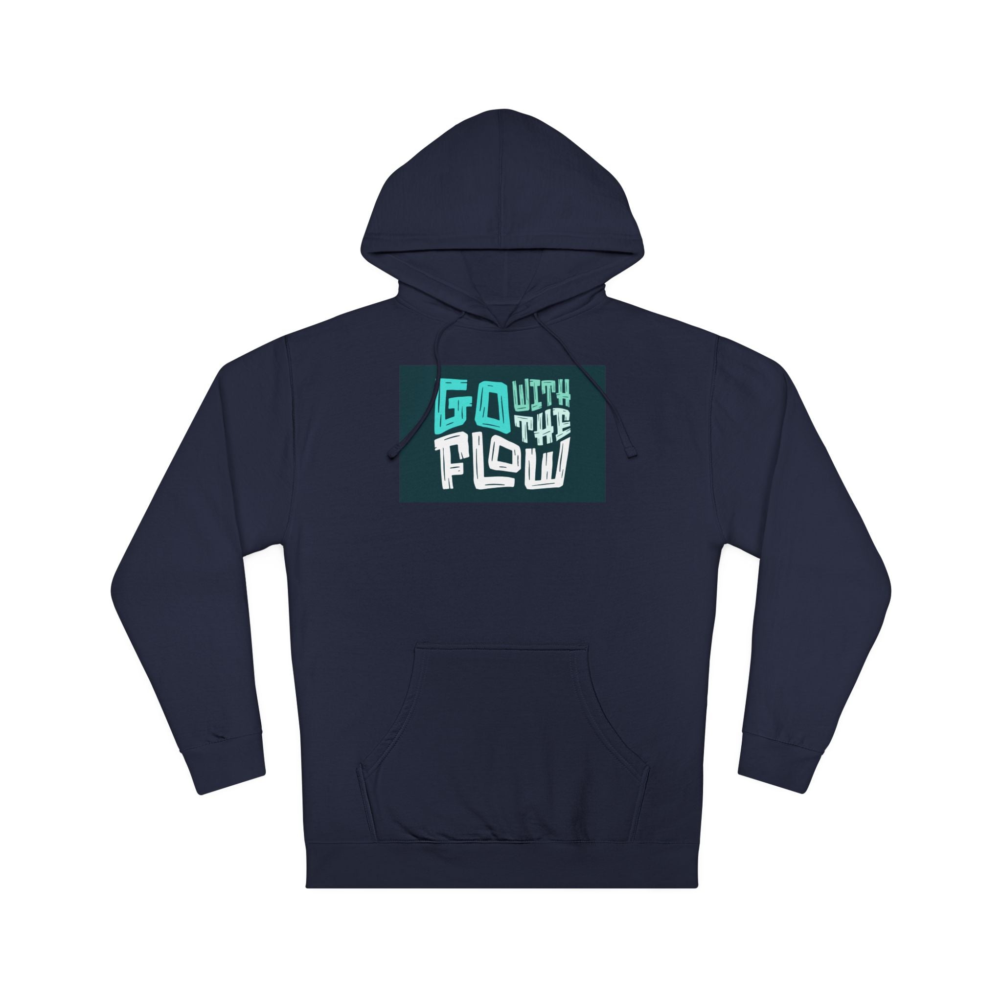Go With The Flow Hoodie – Graphic Relaxed-Fit Pullover- Lane Seven LS 14001
