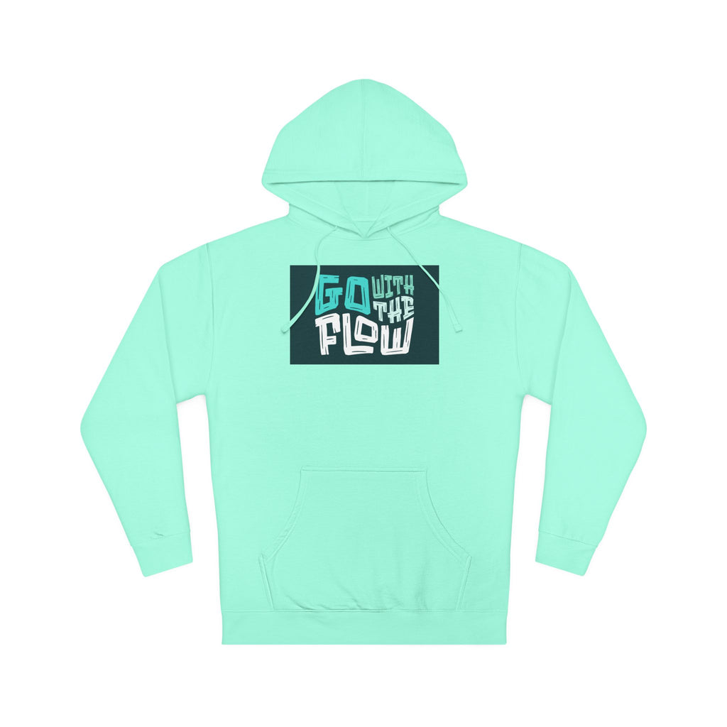Go With The Flow Hoodie – Graphic Relaxed-Fit Pullover- Lane Seven LS 14001