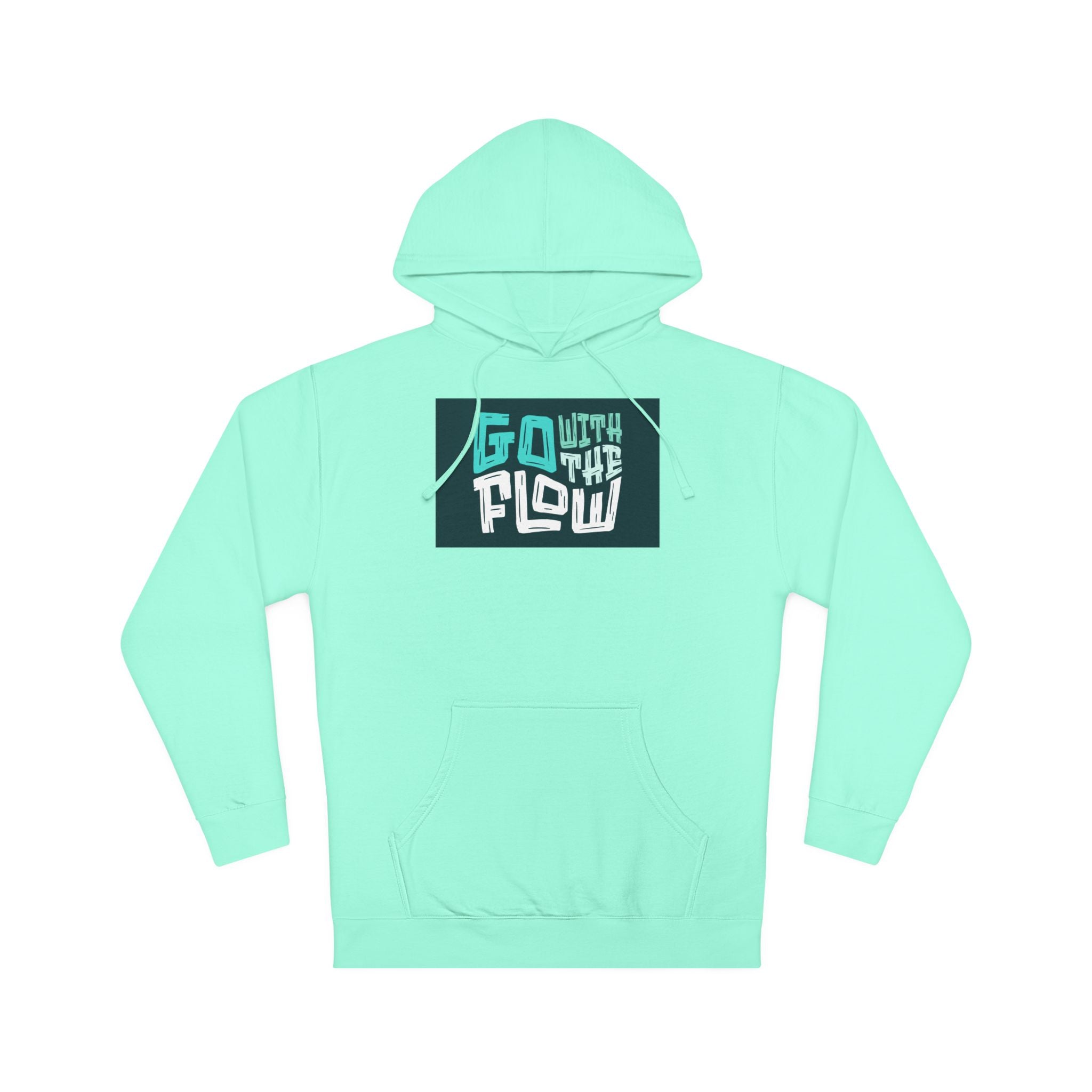 Go With The Flow Hoodie – Graphic Relaxed-Fit Pullover- Lane Seven LS 14001
