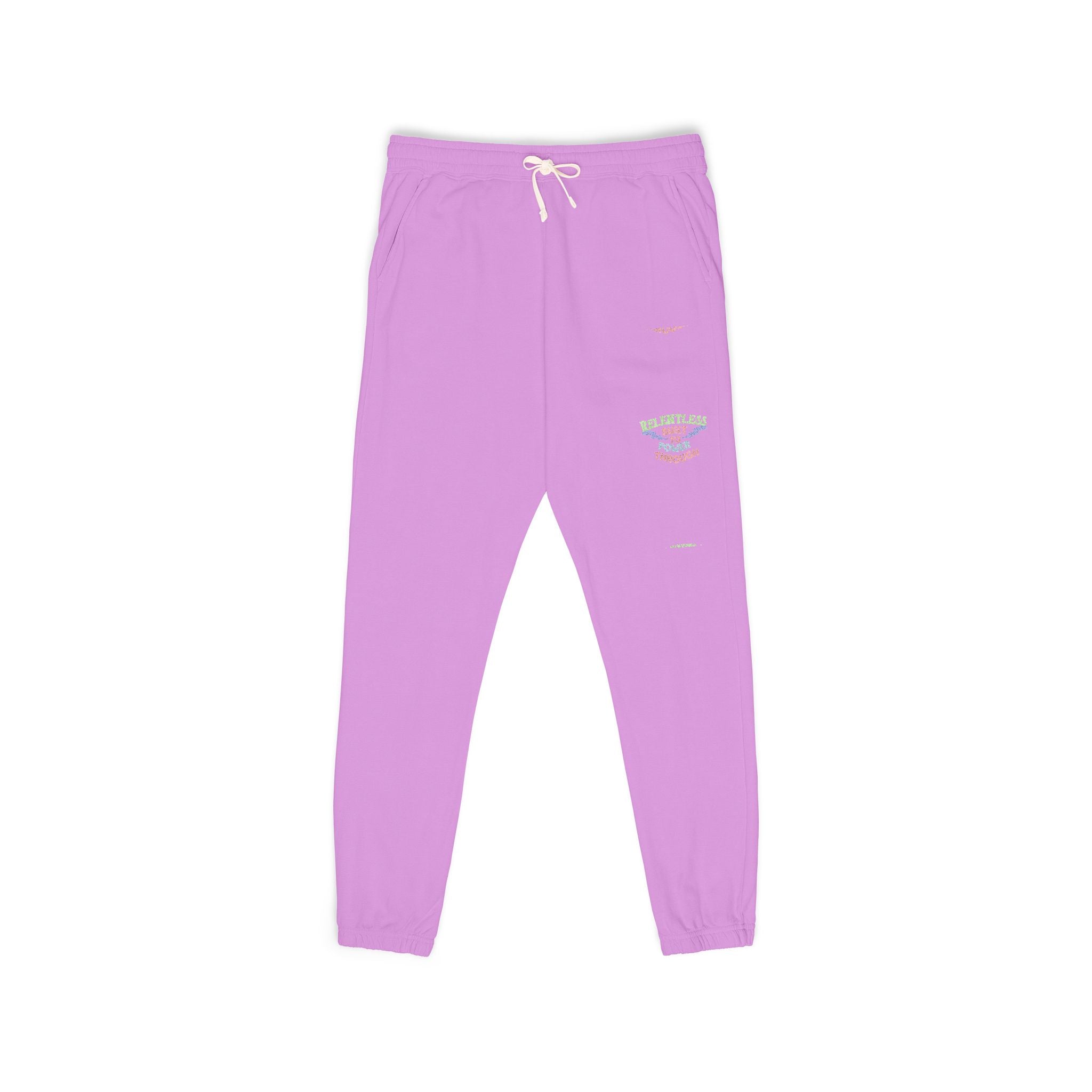 Charcoal 'Good Vibes' Graphic Sweatpants — Cozy Streetwear Joggers - Comfort Colors 1469
