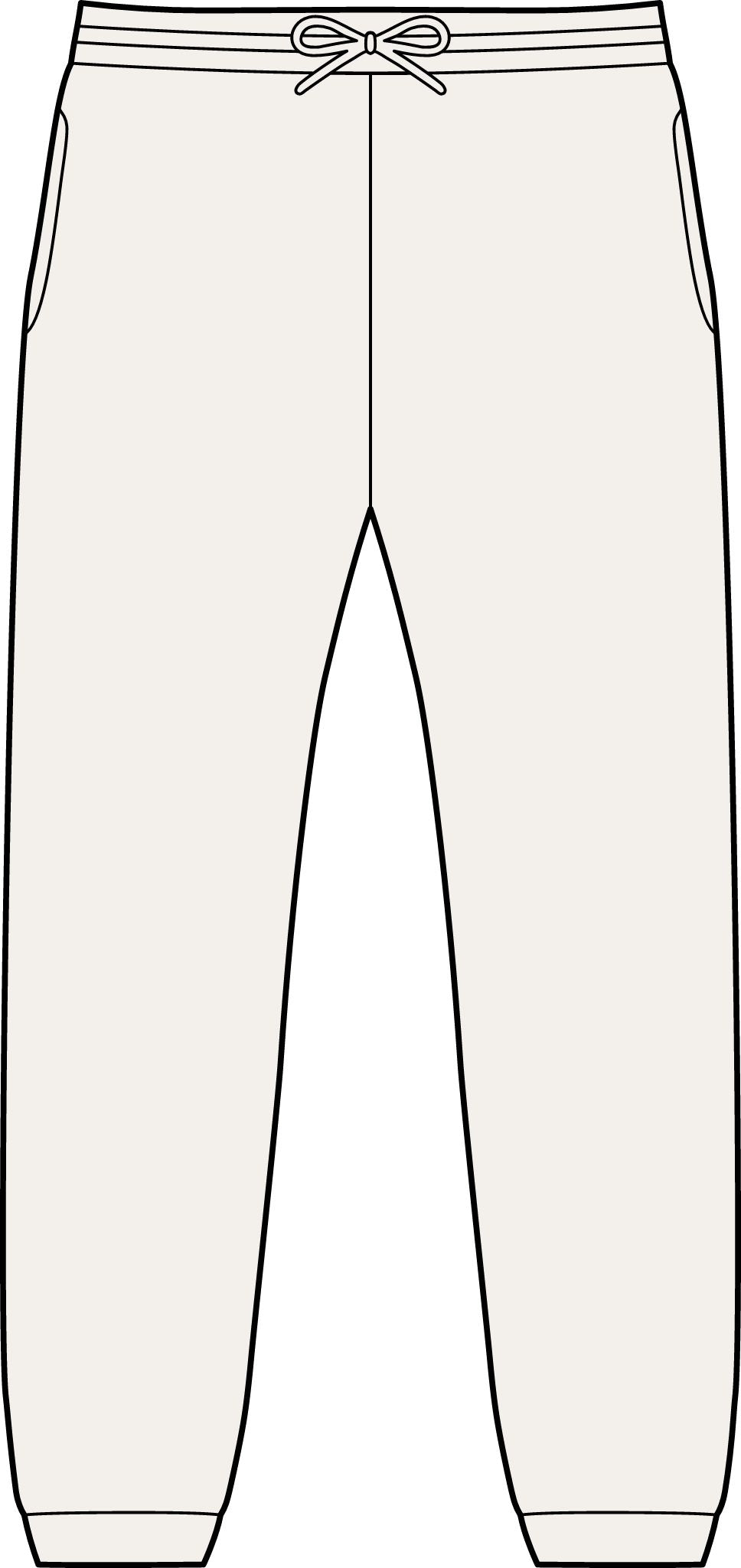 Flyer Joggers — Minimal Curved Text Side Pocket Sweatpants- Stanley Stella SXU006