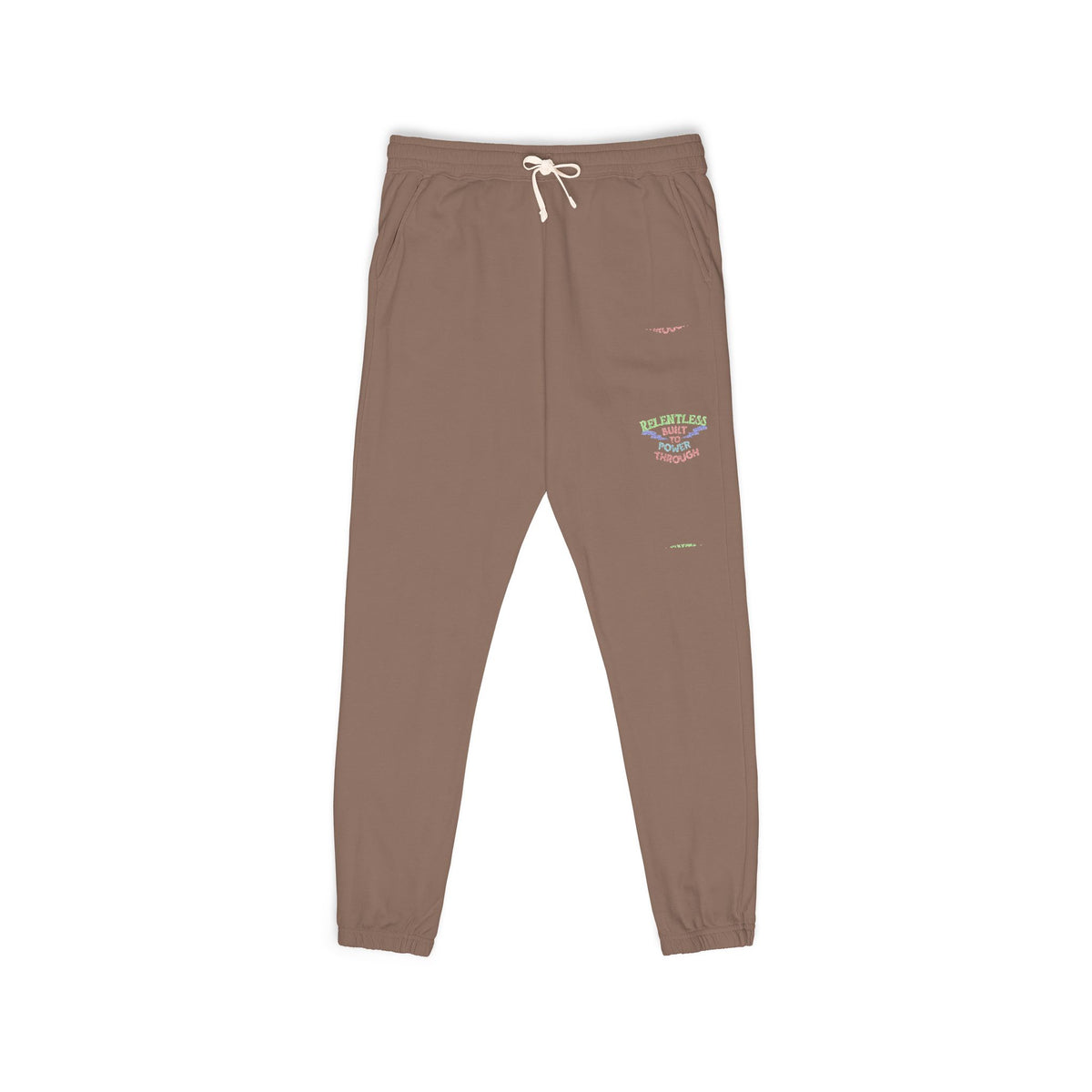 Charcoal 'Good Vibes' Graphic Sweatpants — Cozy Streetwear Joggers - Comfort Colors 1469