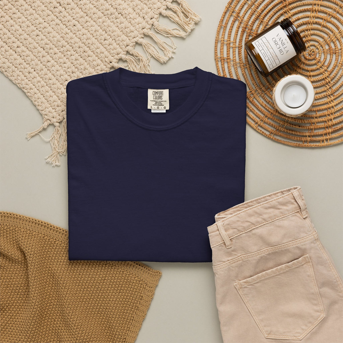 Premium Ring-Spun Heavyweight Garment-Dyed T-Shirt -Comfort Colors 1717
