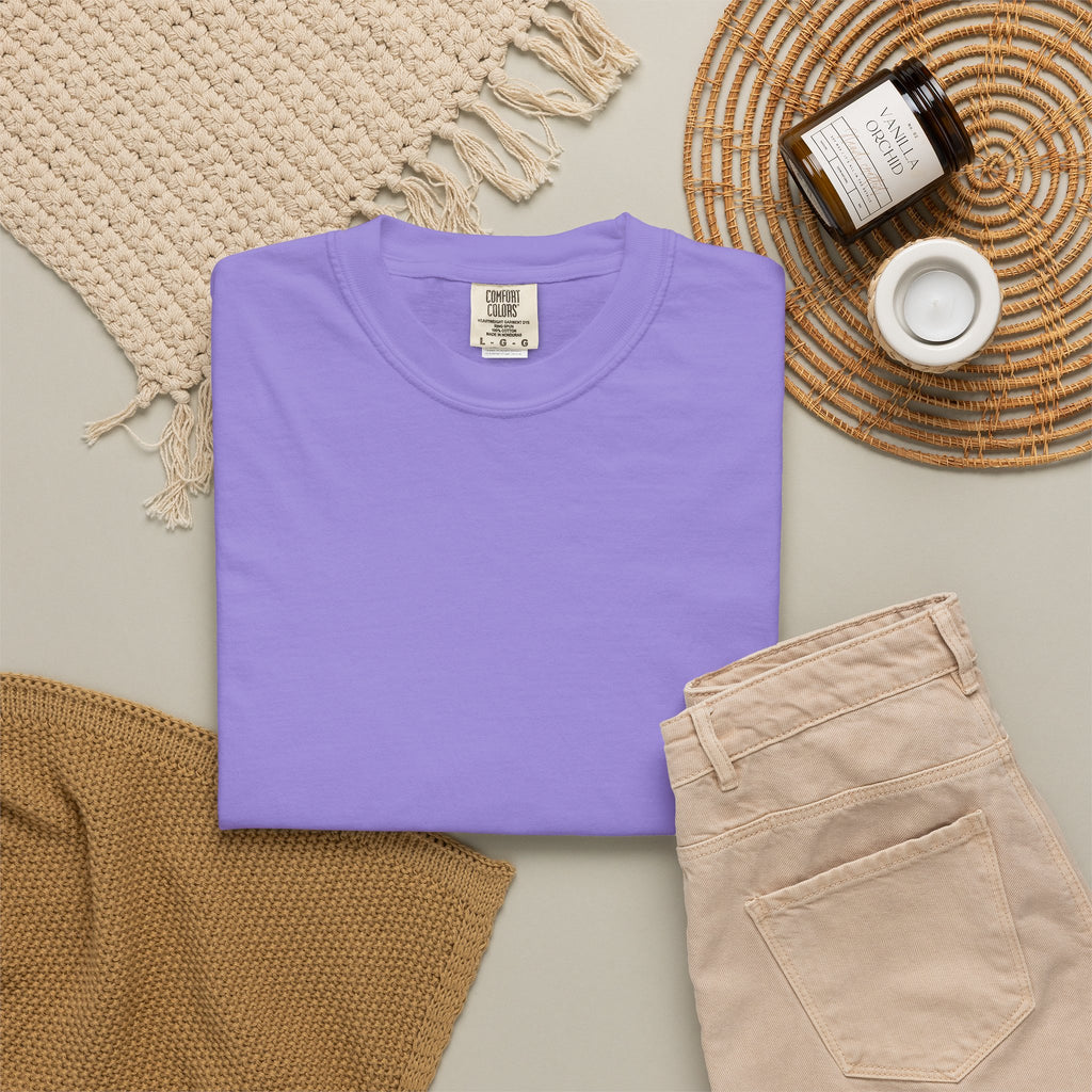 Premium Ring-Spun Heavyweight Garment-Dyed T-Shirt -Comfort Colors 1717