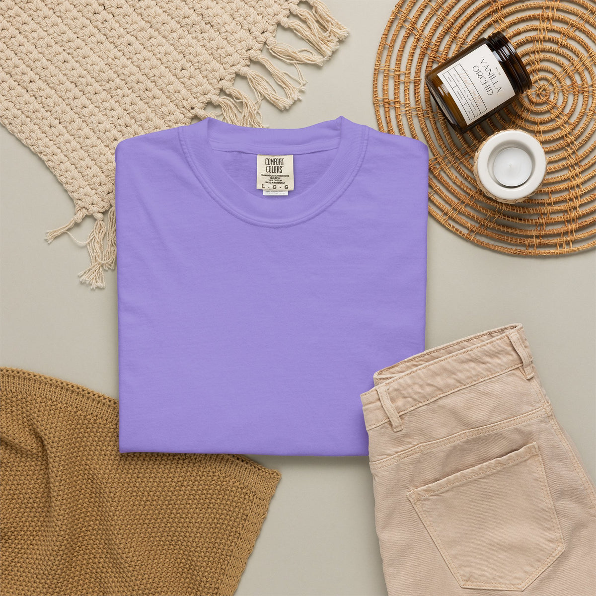 Premium Ring-Spun Heavyweight Garment-Dyed T-Shirt -Comfort Colors 1717