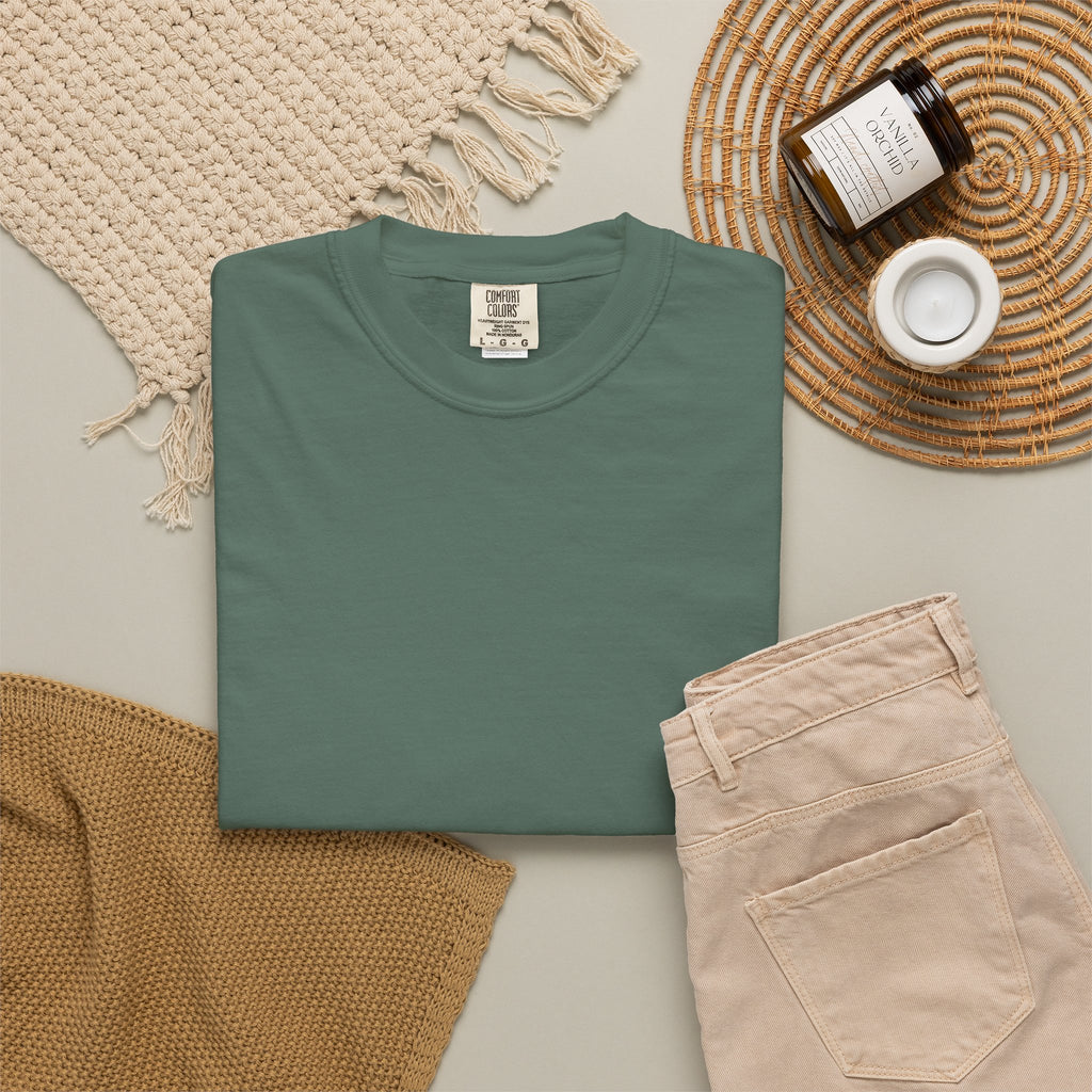 Premium Ring-Spun Heavyweight Garment-Dyed T-Shirt -Comfort Colors 1717