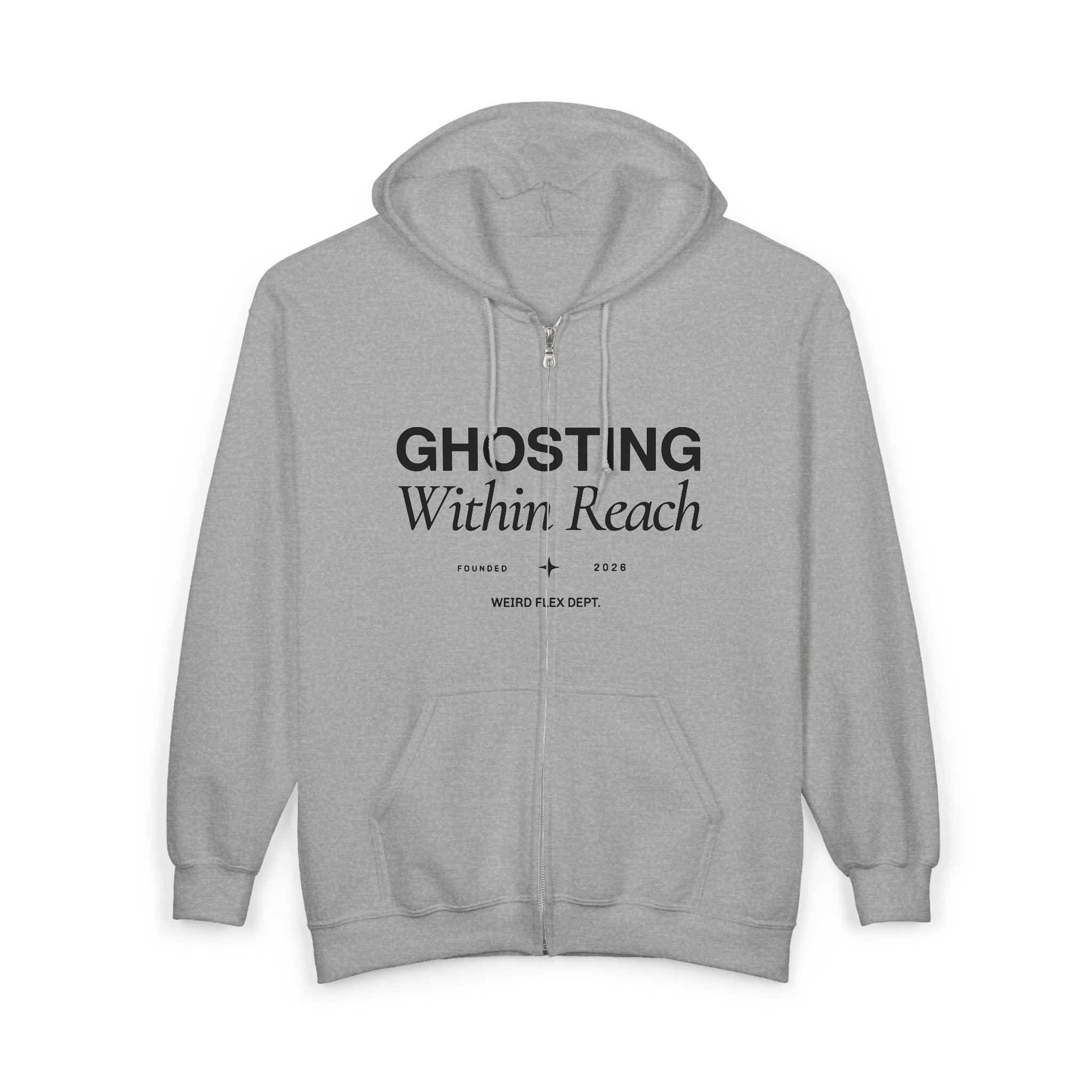 Eclipse Unisex Full Zip Midweight Hoodie — Gildan 18600