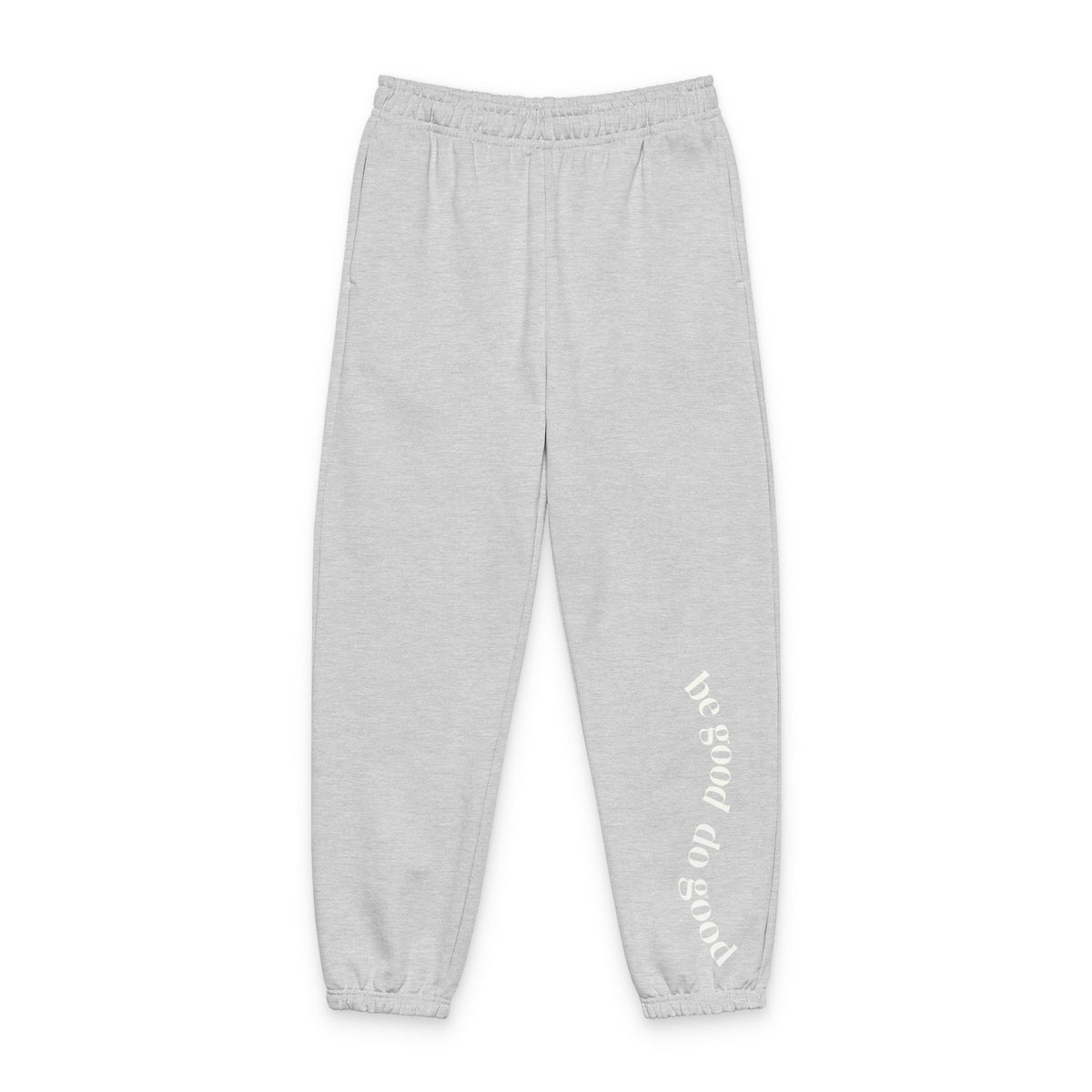 Sweatpants — 'We Grind So Hard' Minimal Side Script Cozy Joggers - Bella + Canvas 4737