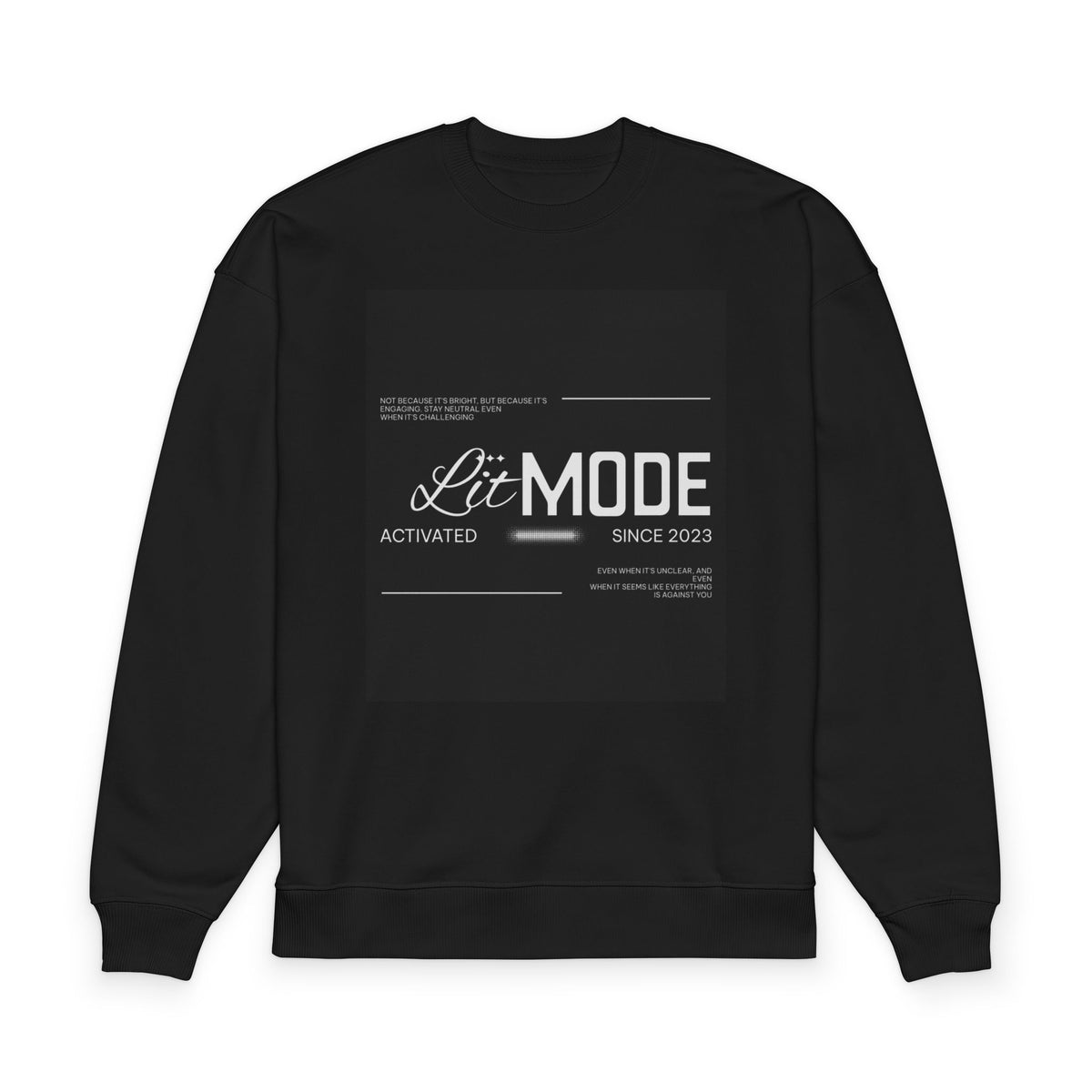 Eclipse Unisex Organic Oversized Sweatshirt Radder 2.0 — Stanley Stella SASU025