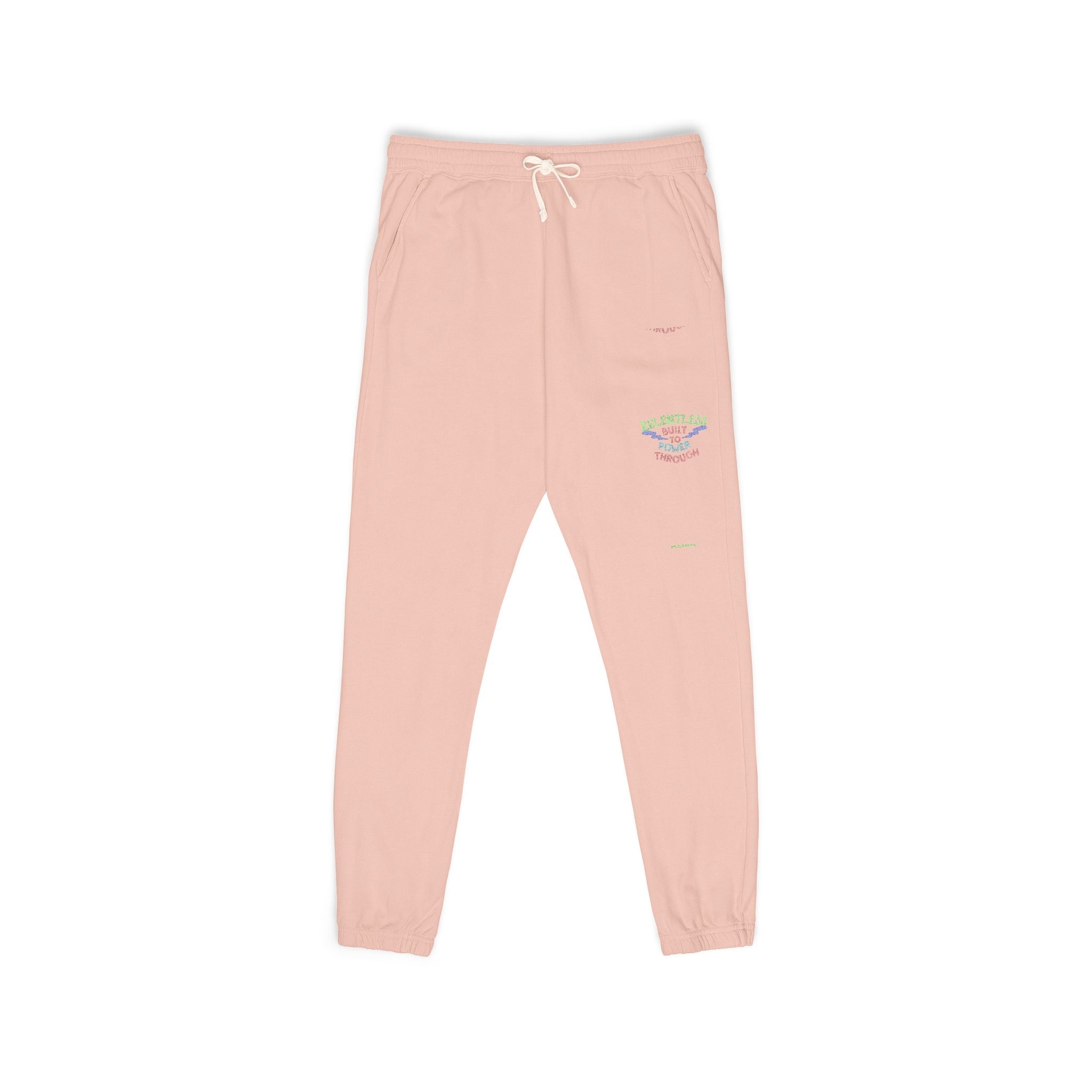 Charcoal 'Good Vibes' Graphic Sweatpants — Cozy Streetwear Joggers - Comfort Colors 1469