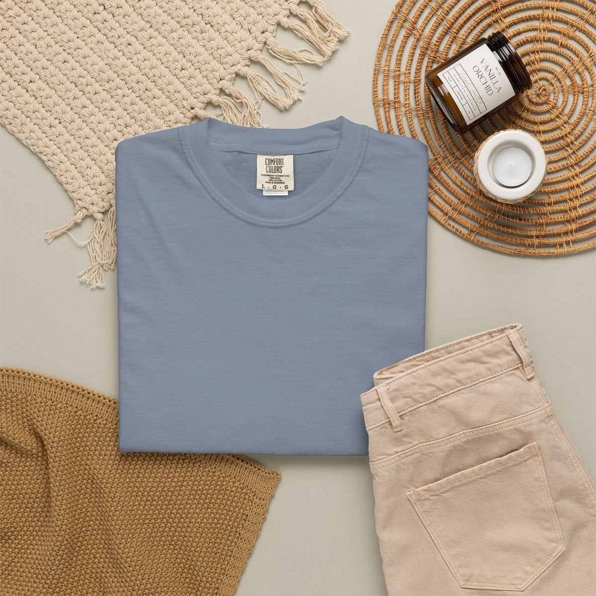 Premium Ring-Spun Heavyweight Garment-Dyed T-Shirt -Comfort Colors 1717