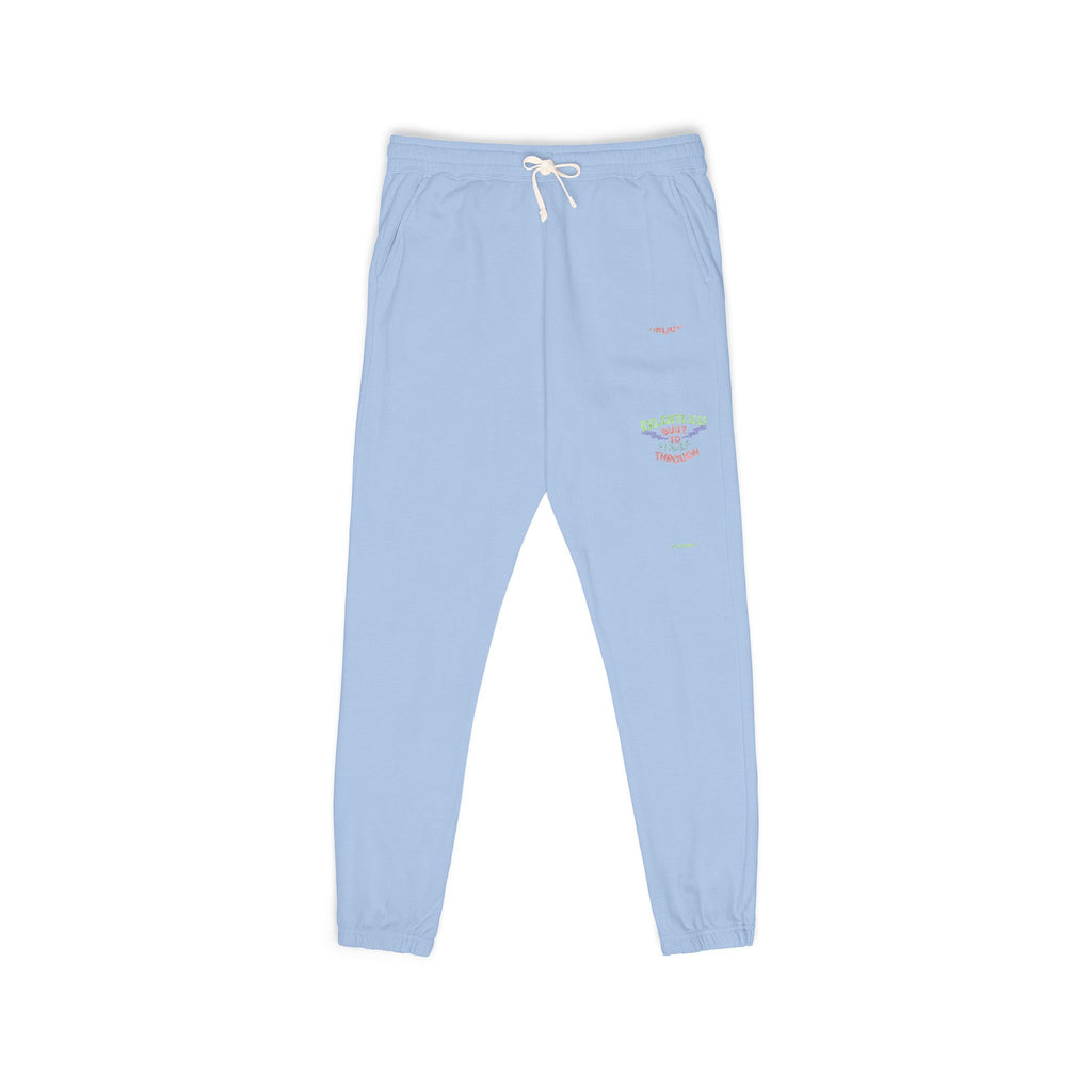 Charcoal 'Good Vibes' Graphic Sweatpants — Cozy Streetwear Joggers - Comfort Colors 1469