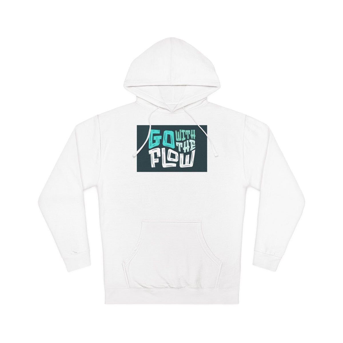 Go With The Flow Hoodie – Graphic Relaxed-Fit Pullover- Lane Seven LS 14001