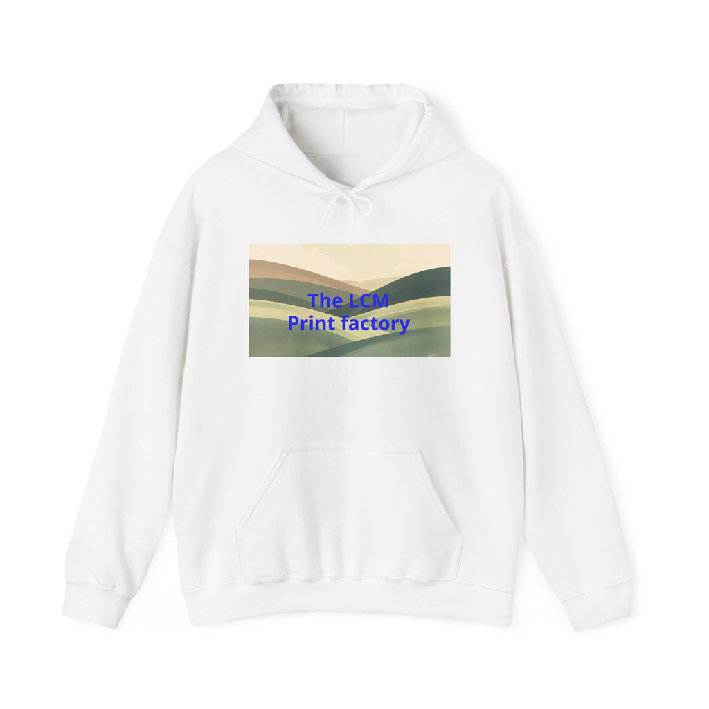 Hoodie - The LCM Print Factory Retro Landscape Design
