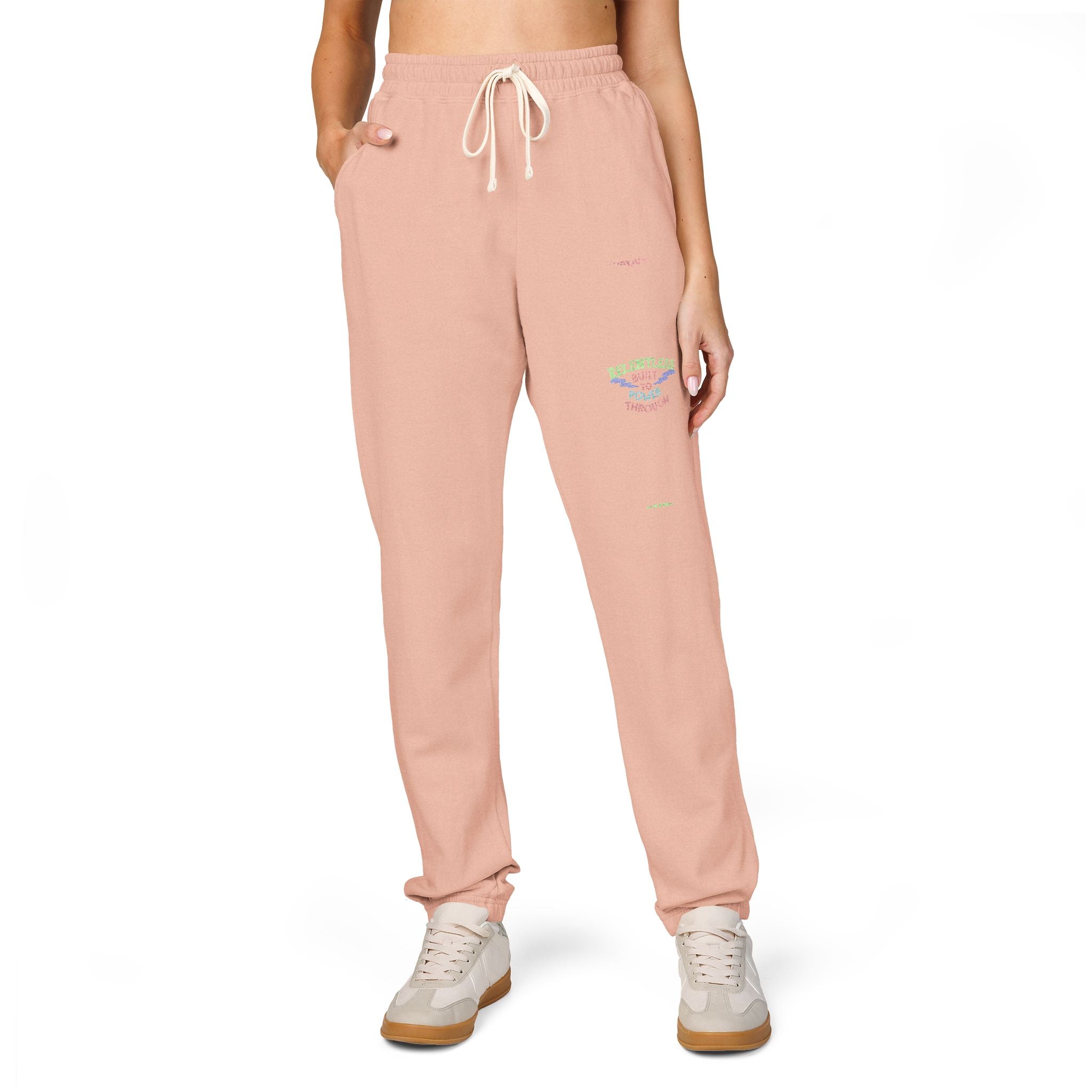 Charcoal 'Good Vibes' Graphic Sweatpants — Cozy Streetwear Joggers - Comfort Colors 1469