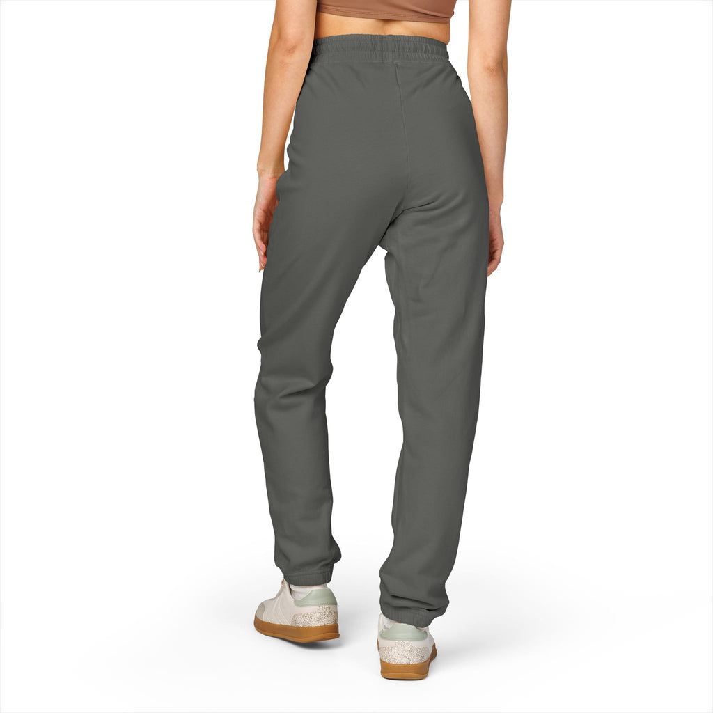 Charcoal 'Good Vibes' Graphic Sweatpants — Cozy Streetwear Joggers - Comfort Colors 1469