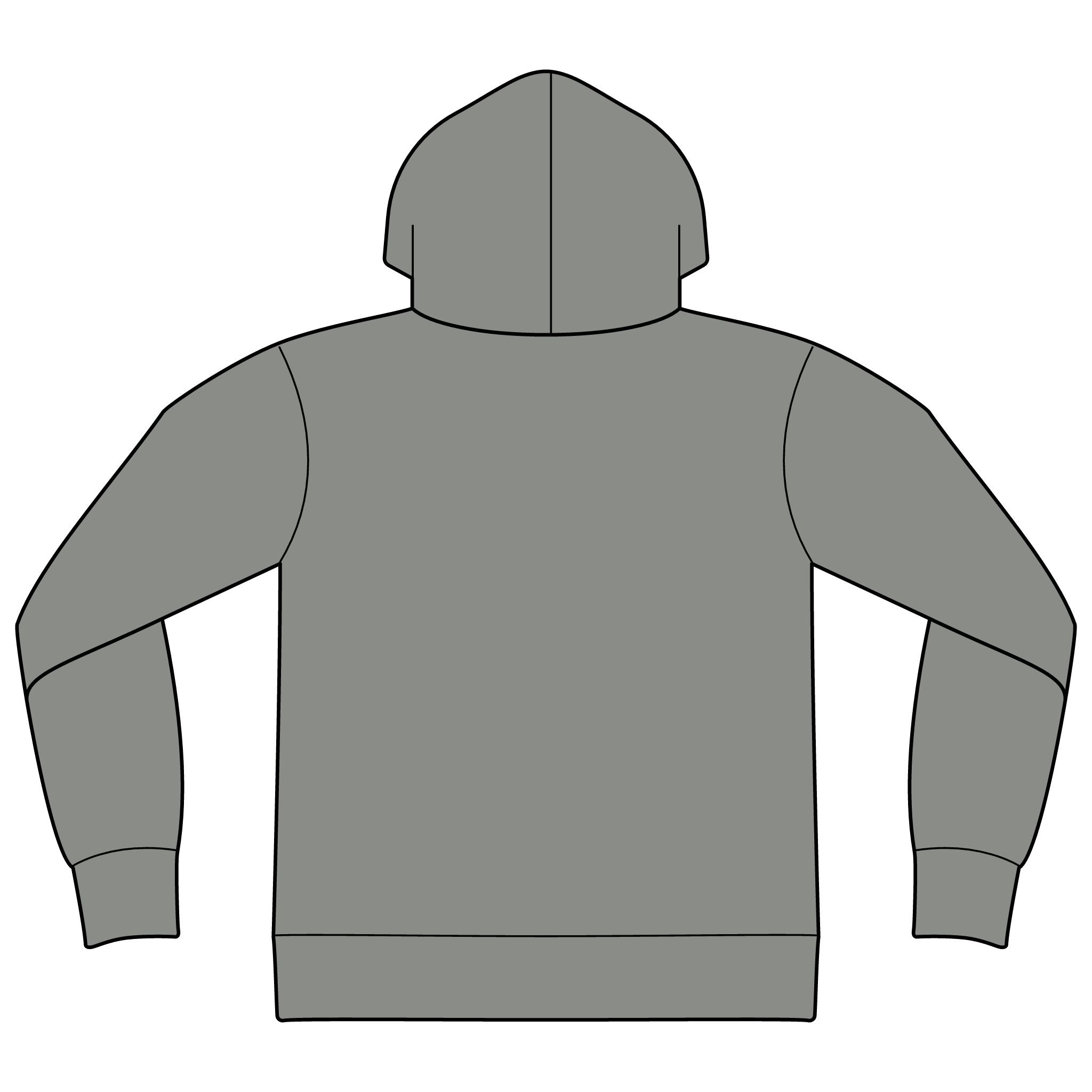 Express Yourself Hoodie — Minimal Center-Print Fleece Pullover