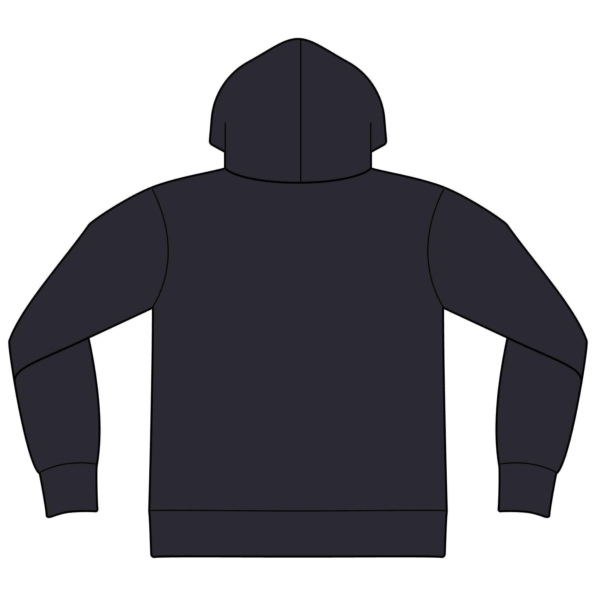 Express Yourself Hoodie — Minimal Center-Print Fleece Pullover