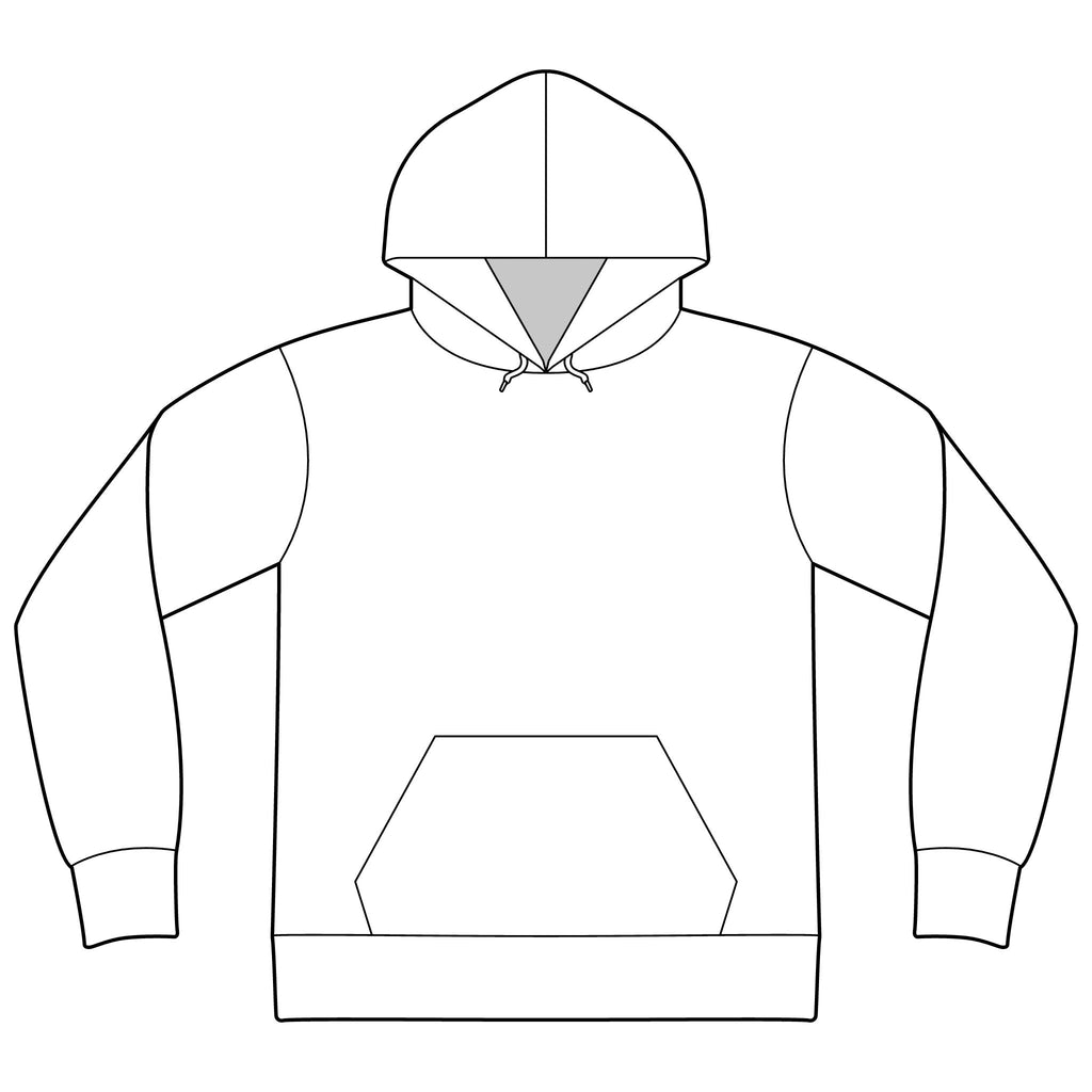 Express Yourself Hoodie — Minimal Center-Print Fleece Pullover