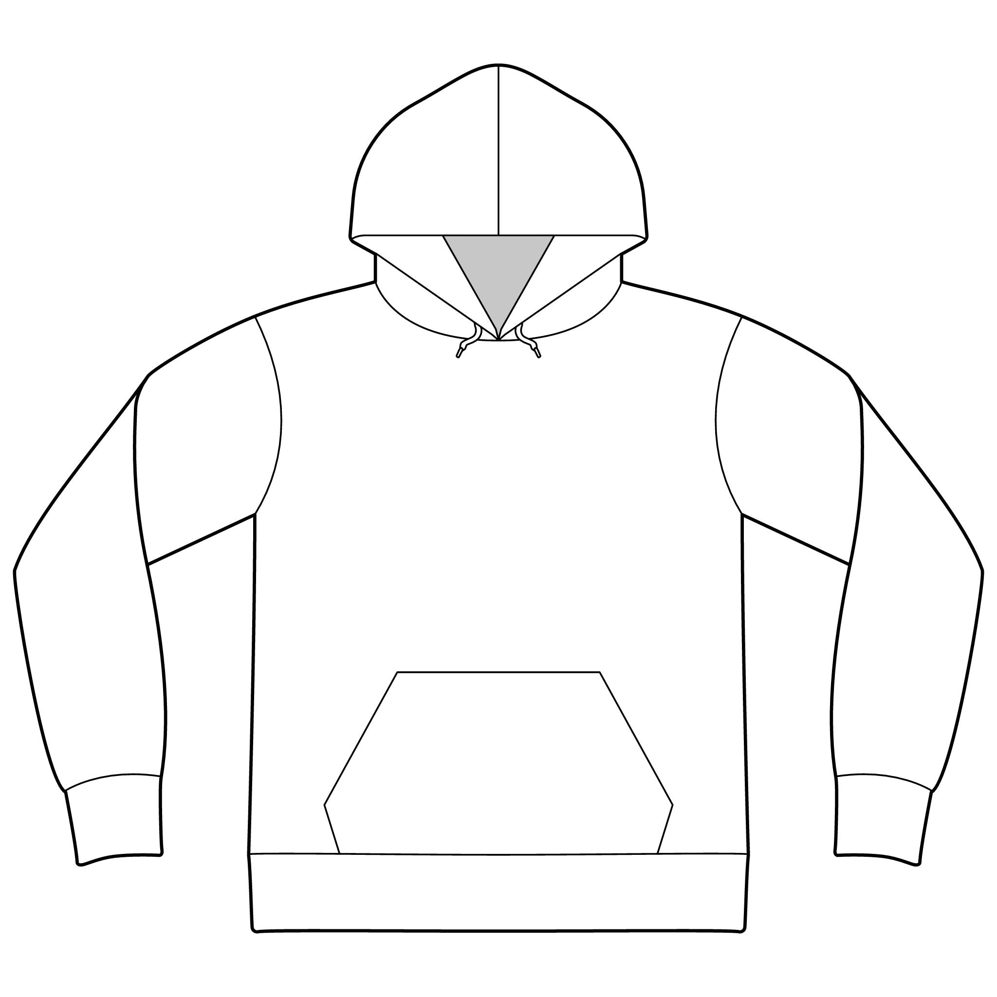 Express Yourself Hoodie — Minimal Center-Print Fleece Pullover