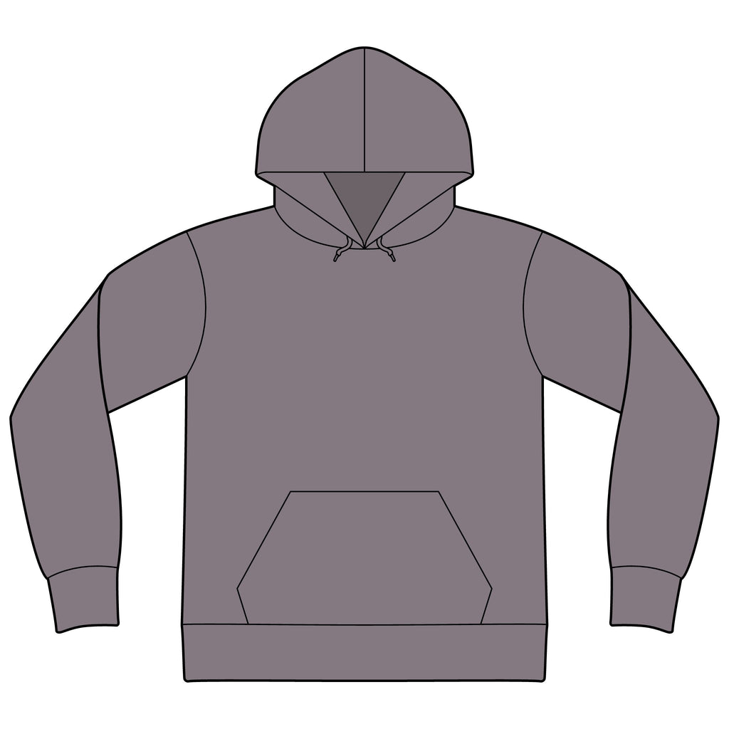 Express Yourself Hoodie — Minimal Center-Print Fleece Pullover