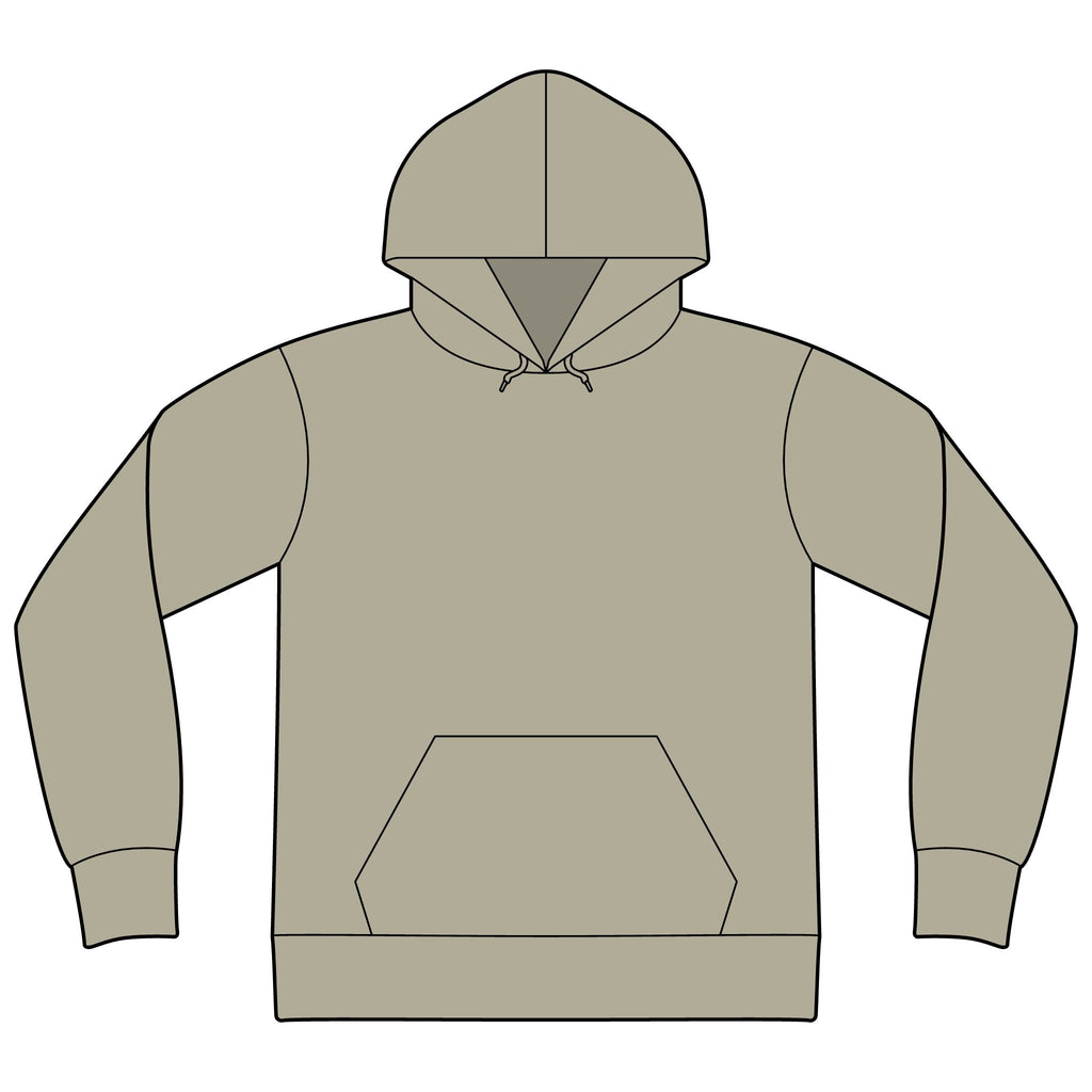Express Yourself Hoodie — Minimal Center-Print Fleece Pullover
