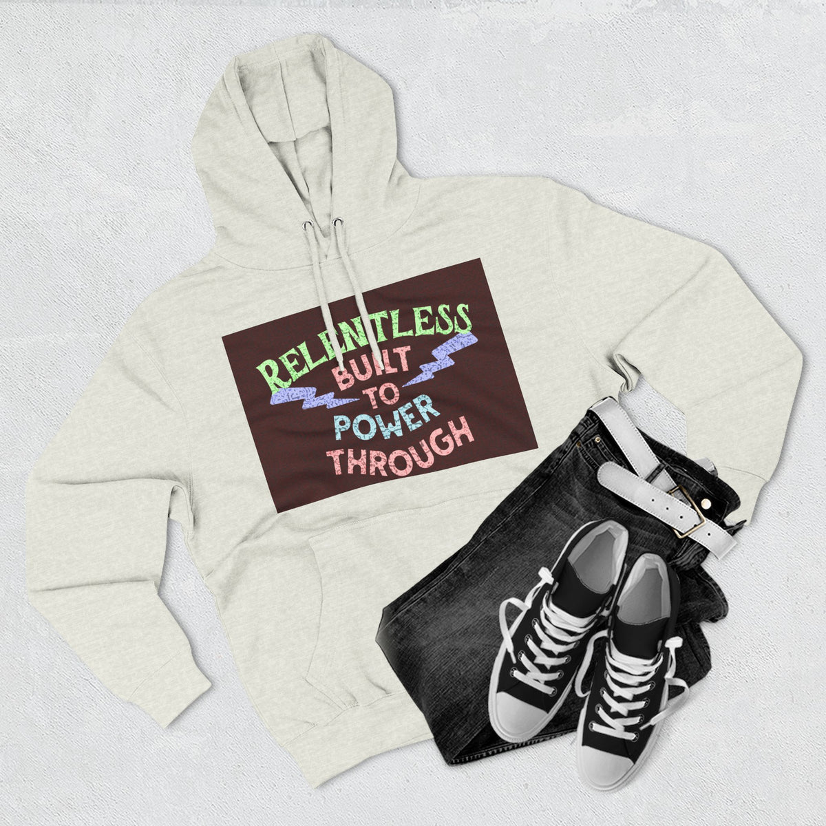 Eclipse Unisex Medium Weight Hoodie. Lane Seven LS14001