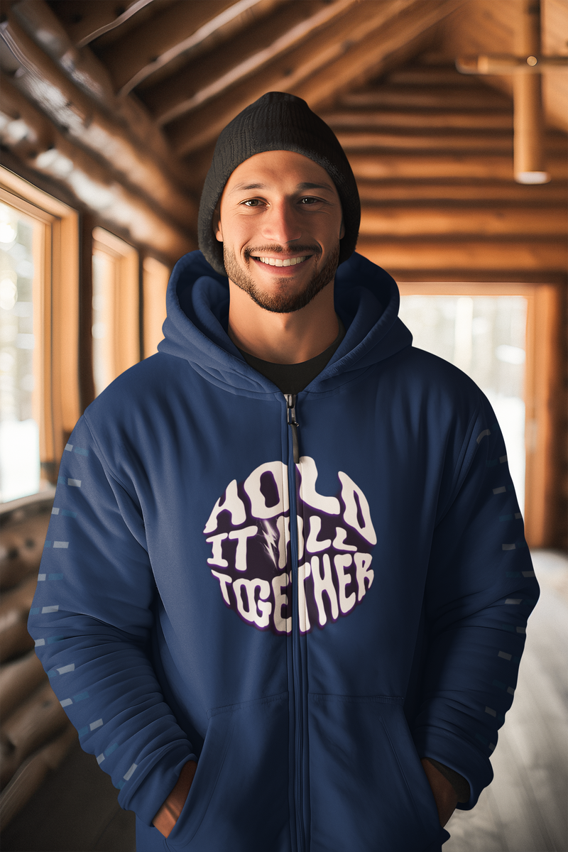 Eclipse Unisex Midweight Full Zip Hoodie  - Lane Seven LS 14003