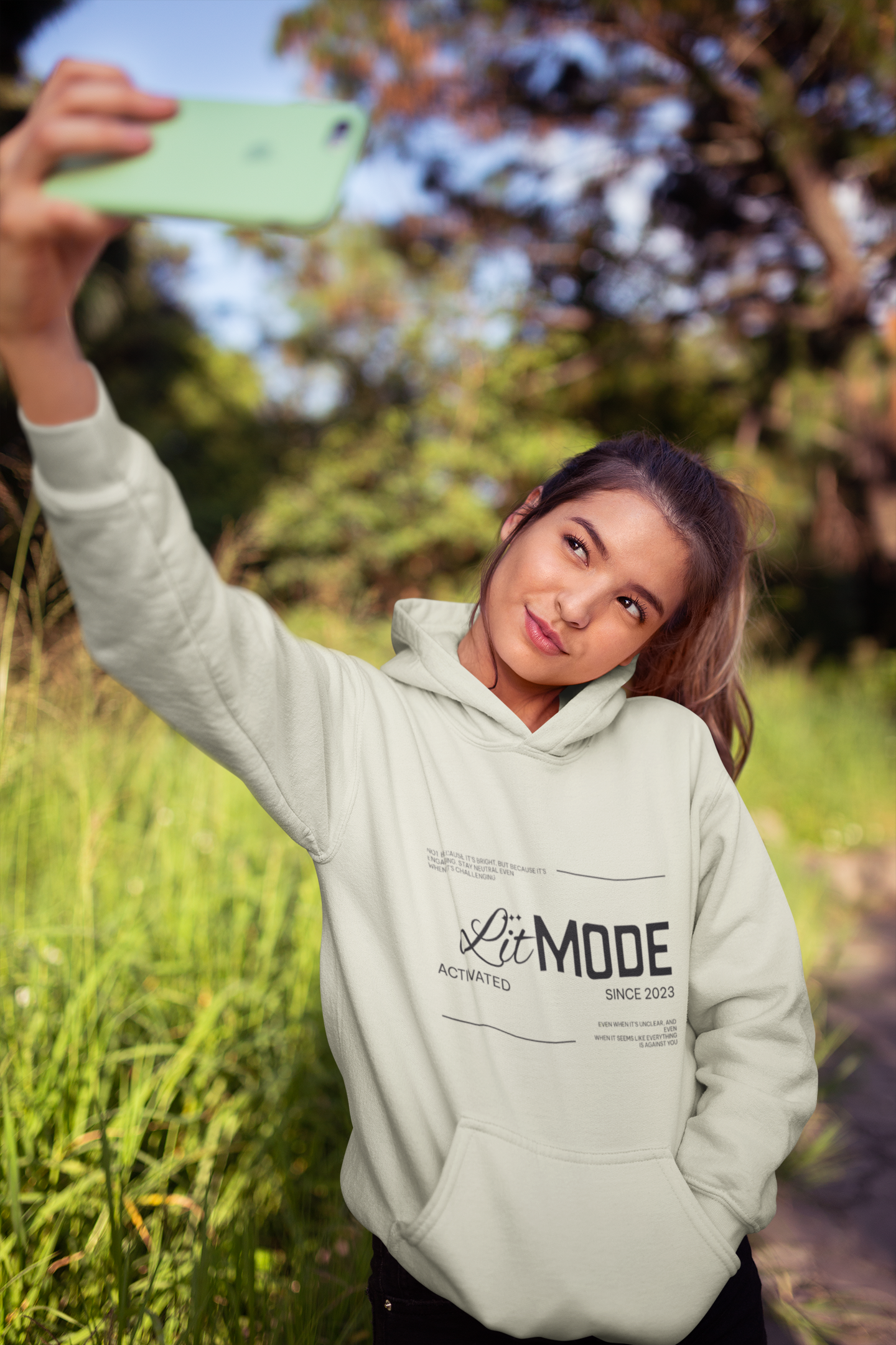 Eclipse Heavyweight Hoodie - Script Graphic Pullover  Gildan 19500